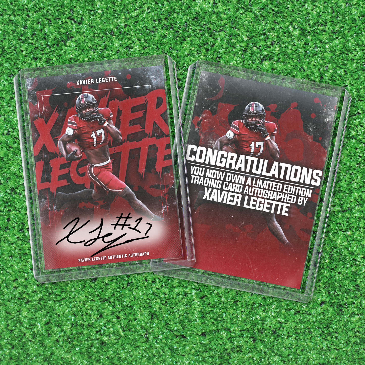 Xavier Legette Autographed Card - LIMITED TIME RUN
