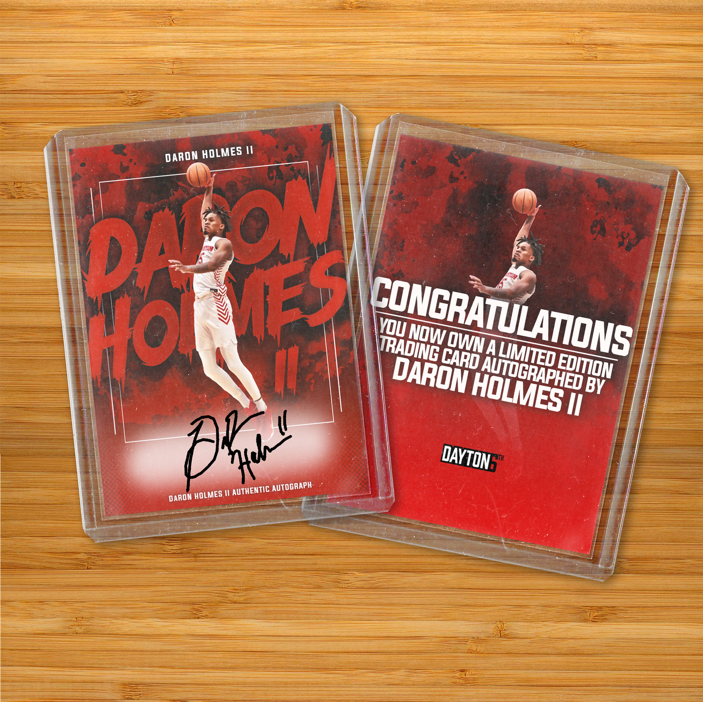 DaRon Holmes II Autographed Card - LIMITED TIME RUN